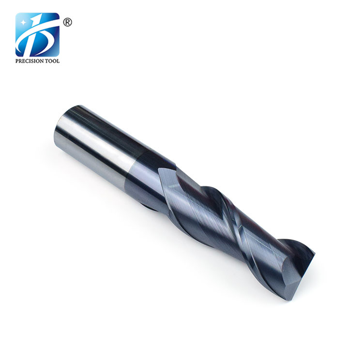 HRC55, 2 Flute Endmill, Square End, for Steel Processing